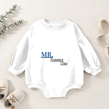 Discover Mr Numero Uno Baby Romper Sweatshirts
