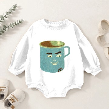 Discover tin cup Baby Romper Sweatshirts