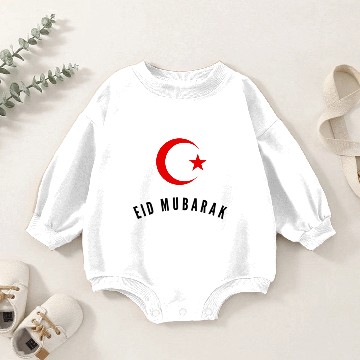 Discover Eid Mubarak Islam Muslim Baby Romper Sweatshirts