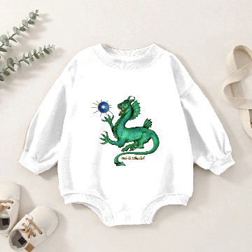 Discover Draco the Dragon Baby Romper Sweatshirts