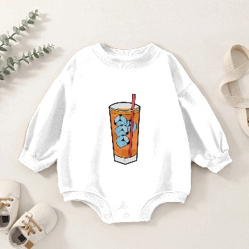 Discover Drinking Straw Cocktail Baby Romper Sweatshirts