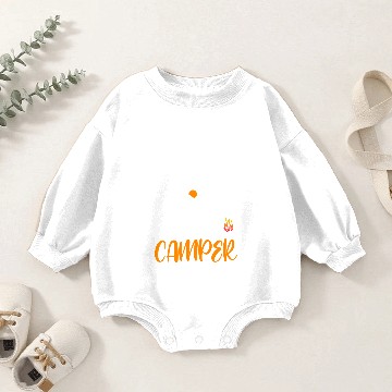 Discover Happy Camper Baby Romper Sweatshirts
