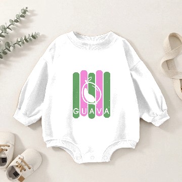 Discover guava Baby Romper Sweatshirts