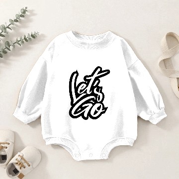 Discover Graffiti Let's Go Baby Romper Sweatshirts