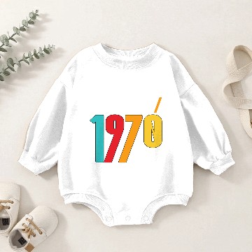 Discover Awesome Since 1970 Baby Romper Sweatshirts