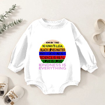 Discover No Human is Illegal Baby Romper Sweatshirts