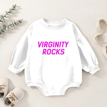 Discover Virginity Rocks Baby Romper Sweatshirts