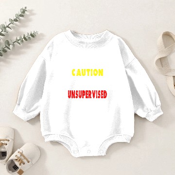 Discover Funny Unsupervised Gift Baby Romper Sweatshirts