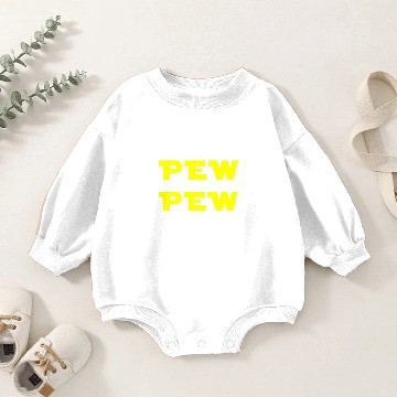 Discover Pew Pew Wars Baby Romper Sweatshirts
