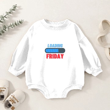 Discover Loading Friday - Weekend is close Baby Romper Sweatshirts