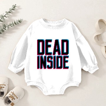Discover 3D Dead Inside Baby Romper Sweatshirts