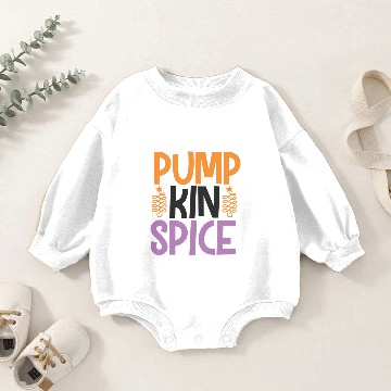 Discover Pumpkin Spice Baby Romper Sweatshirts