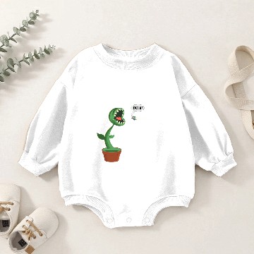 Discover Carnivorous Plants Venus Flytrap Eating Fly Ouch Baby Romper Sweatshirts