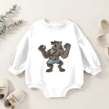 Discover Werewolf Baby Romper Sweatshirts
