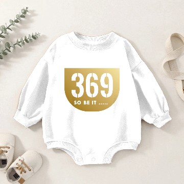 Discover 369 tesla code secret code for mainifestation Baby Romper Sweatshirts