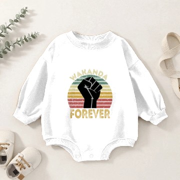 Discover Wakanda Forever Baby Romper Sweatshirts