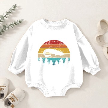 Discover Catfish Baby Romper Sweatshirts