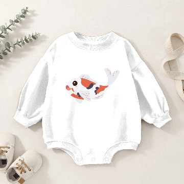 Discover Koi fish Baby Romper Sweatshirts