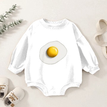 Discover fried egg Baby Romper Sweatshirts
