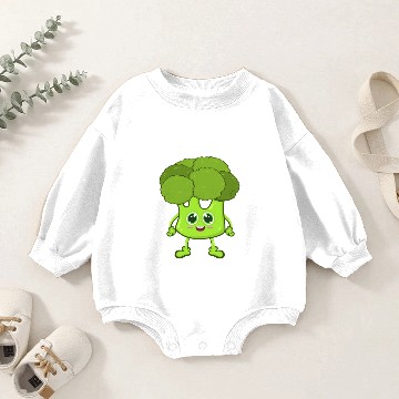 Discover Broccoli Vegetable Baby Romper Sweatshirts