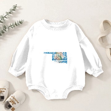 Discover Oklahoma State Map Flag With Cities Baby Romper Sweatshirts