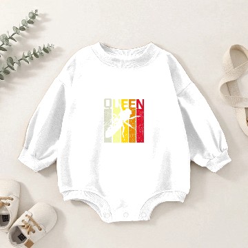 Discover Queen bee beekeeper Bee Queen motif retro Baby Romper Sweatshirts