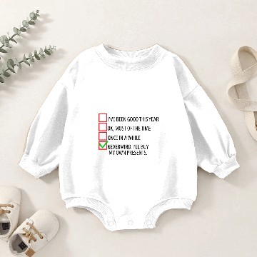 Discover NEVERMIND Baby Romper Sweatshirts