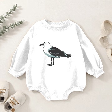 Discover Seagull Baby Romper Sweatshirts