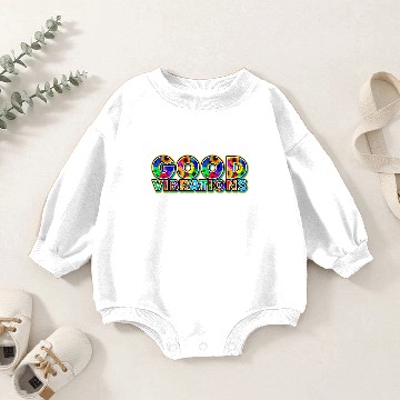 Discover Good Vibrations Good Intentions Baby Romper Sweatshirts