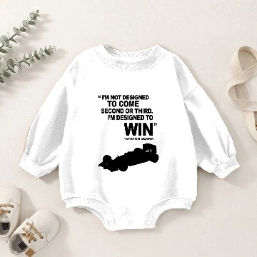 Discover Ayrton Senna legendary quote Baby Romper Sweatshirts