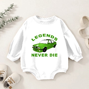 Discover Legends Never Die Baby Romper Sweatshirts