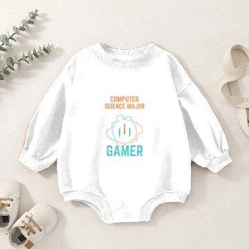 Discover Computer Science Major Computer Scientist Gamer Baby Romper Sweatshirts