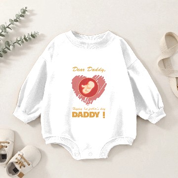 Discover Dear Daddy I Love You Baby Romper Sweatshirts