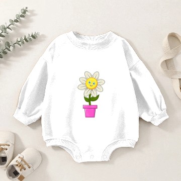 Discover Daisy Flower Baby Romper Sweatshirts