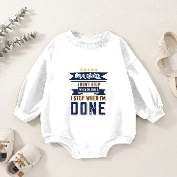 Discover Hvac Engineer Don't Stop When I'm Tired Baby Romper Sweatshirts