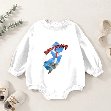 Discover New Jersey Baby Romper Sweatshirts