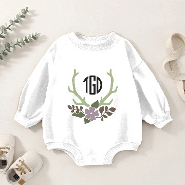 Discover The Gray Daisy Official Monogram Design Baby Romper Sweatshirts