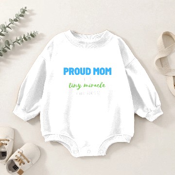 Discover Proud NICU Mom (boy) Baby Romper Sweatshirts
