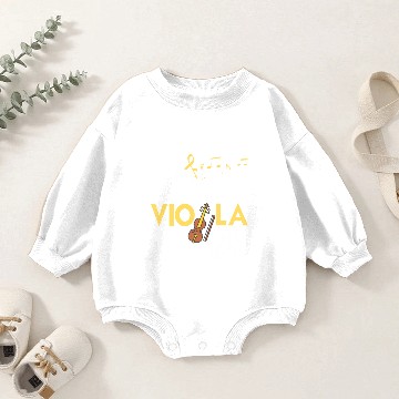 Discover Viola Music String Instrument Orchestra Gift Idea Baby Romper Sweatshirts