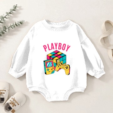 Discover Retro Playboy Baby Romper Sweatshirts