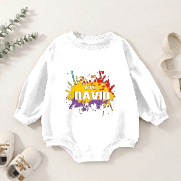 Discover EW DAVID COLORS SPLASH Baby Romper Sweatshirts