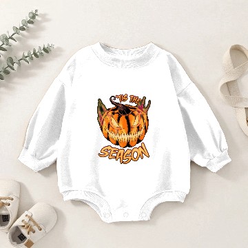 Discover spooky season is came lo Baby Romper Sweatshirts