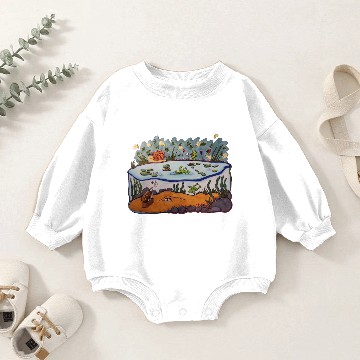 Discover Pond Baby Romper Sweatshirts