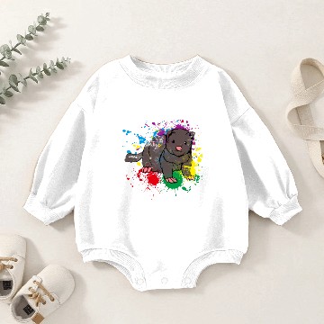 Discover Splash Ferret Baby Romper Sweatshirts