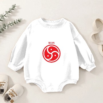 Discover BDSM logo RED Baby Romper Sweatshirts