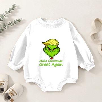 Discover Make Christmas Great Again Baby Romper Sweatshirts