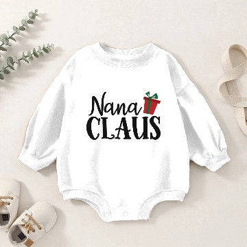 Discover Nana Claus Baby Romper Sweatshirts