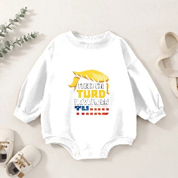 Discover Flush The Turd November Third Anti Trump Vote 2020 Baby Romper Sweatshirts