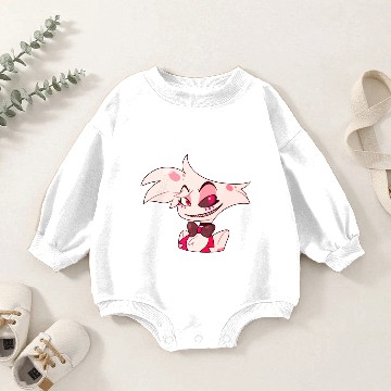 Discover Hazbin hotel original merch cute Baby Romper Sweatshirts