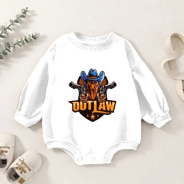 Discover Outlaw Bandit Baby Romper Sweatshirts